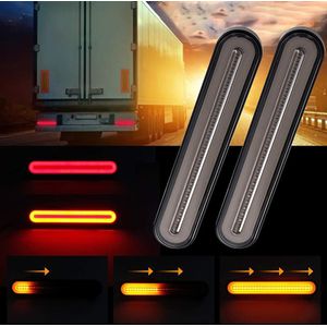 2Pcs Truck Trailer Vrachtwagen Waterdichte Brake Richtingaanwijzer Led Lamp Truck Body Onderdelen Противотуманные Фары