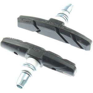 2Pc Duurzaam Fiets Bike V Brake Pads Holder Schoenen Blokken Zwarte Mode Duurzaam Fiets Accessoires Fiets Remblokken