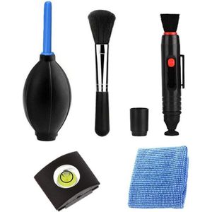 5 IN1 Camera Cleaning Kit Suit Dust Cleaner Borstel Air Blower Doekjes Schone Doek Kit Voor Gopro Voor Canon nikon Camcorder Vcr