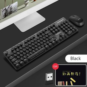 2.4G Usb Wireless Keyboard Mouse Combo Ergonomie Gaming Toetsenbord Optische Muis Voor Macbook Lenovo Dell Hp Asus Laptop Computer