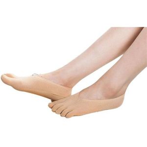 Vijf Teen Sok Slippers Onzichtbaarheid Voor Effen Kleur Sokken Чулки Женские Эротические Носки Женские Onzichtbare Sokken Stopki