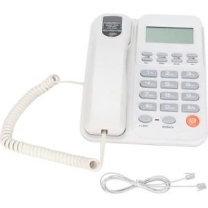 Vaste Telefoon Desktop Snoer Vaste Telefoon Semi Handsfree Bedrade Telefoons Met Caller Id Display Voor Home Office Hotel Gebruik