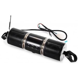Motorfiets Bluetooth Muziekspeler MP3 Wma Motorfiets Stereo Speaker Fm Radio Verstelbare Led Scherm Tf Card/Aux Kabel/usb Jack