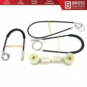 Bross Auto-onderdelen BWR239 Elektrische Ruitbediening Regulator Reparatie Kit Voor Rechts Deur Voor Vw Transporter T5 2003-Op top Winkel