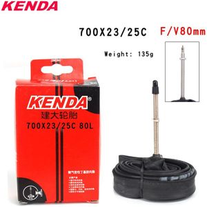 Kenda Road Fiets Binnenband 700C 700*23 25C Uitgebreide Amerikaanse Ventiel Franse Valve Fietsband Accessoires