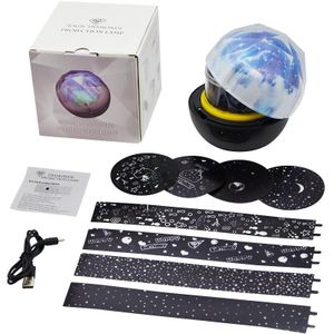 Led Projector Star Moon Galaxy Nachtlampje Voor Kinderen Kinderkamer Sky Roterende Slaapkamer Decor Nursery Nachtlampje Baby Lamp