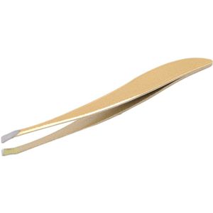 Kleurrijke Professionele Roestvrijstalen Pincet Wenkbrauw Neus Haar Clip Remover Tool Banaan Clip