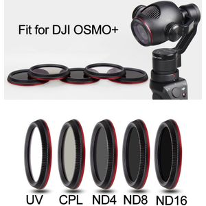 Uv Cpl ND4 ND8 ND16 ND32 ND64 Lens Filter Voor Dji Osmo + Handheld Gimbal Camera Lens Filters Voor Osmo plus Accessoire Stabilisator