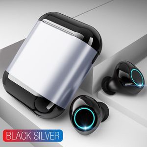 TOMKAS Bluetooth Hoofdtelefoon TWS Oordopjes Draadloze Bluetooth Koptelefoon Stereo Headset Bluetooth Oortelefoon Met Microfoon en Opladen Doos