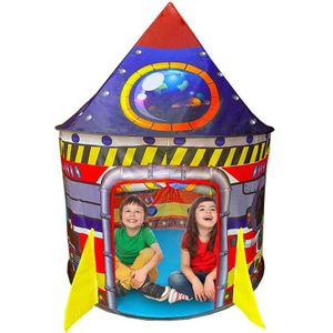 Rocket Kids Play Tent Indoor Outdoor Pop Up Tent Kid Playhouse Gunstig Kinderen Tent Speelgoed Voor Kinderen jongens Meisjes
