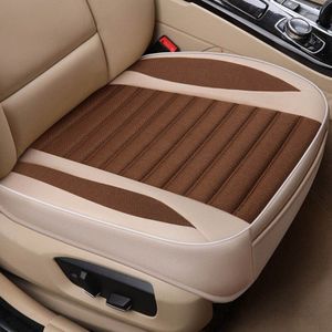 Auto Bekleding Universele Pu Lederen Voorzijde Accessoires Protector Vier Seizoen Covers Auto Tweeërlei Gebruik Kussen Comfortabele