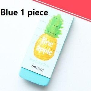 Super Big Size Zacht Plastic Gum Voor Studenten Fruit Kleur Potlood Ruber Gum Veiligheid Geen Geur 107x41 x 12.3mm Deli 71050