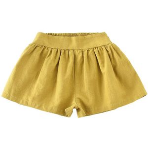 4-16Y Tiener Kids Shorts Kinderkleding Zomer Korte Broek Baby Meisjes Casual Solid Katoenen Shorts Broek 8 10 12 14