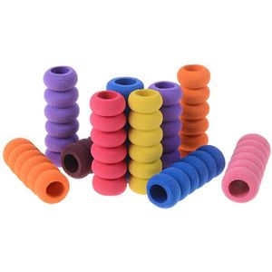 10Pcs Anti-Slip Spons Pen Mouwen Topper Pen Houder Diamant Schilderen Boor Pen Grip Pen Mouw Set Schilderen kit Acc Willekeurige