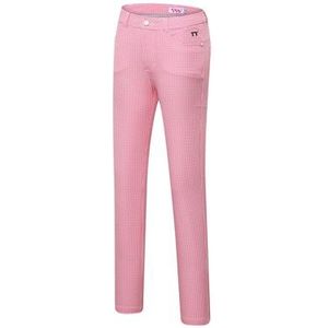 Vrouwen Plaid Golf Broek Ademend Hoge Stretch Volledige Lengte Broek Dames Hoge Taille Afslanken Training Broek D0675