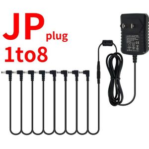 8 Way Elektrische Gitaar Effect Pedaal Voeding Accessoires Kabels Adapter Daisy Chain Draad Pro 9V Dc 1A Ons eu Uk Jp Au Plug Pod