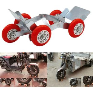 Motorcycle Accessories Heavy Duty Electric Bicycle Motorcycle Tricycle Emergency Tire Booster Trailer Foldable 5 Wheels