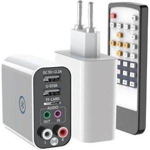 Luxuglow - Bluetooth 5.0 - Muziek Audio Receiver Adapter - 3.5 mm