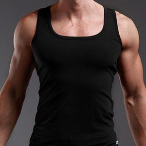 Sportscholen Stringer Mannen Tank Tops Kleding Bodybuilding Topje Mannen Fitness Singlet Mouwloze Solid Mouwloze Tank