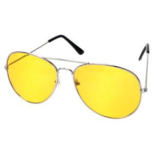 Klassieke Vintage Rijden Bril Vrouwen Mannen Anti-Glare Polarisator Nachtzicht Bril Koper Legering Auto Bestuurder Nachtkijker