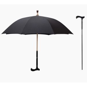 Mannen Paraplu Creatieve Riet Klimmen Paraplu Lange Steel Paraplu Mannelijke Antislip Wandelstok Mannelijke Winddicht Paraplu Regenkleding