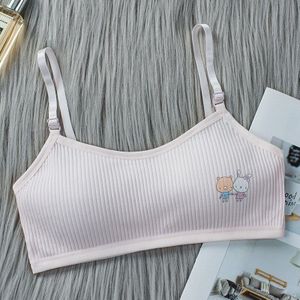 Meisjes Beha Ademend Tiener Bras Voor Kids Adolescente Lingerie Effen Kleur Tiener Vest Meisjes Tube Tops Ondergoed 8-16Y
