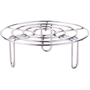 Stoomboot Rack Lade Pot Pan Trivet Rvs Verwarming Leveringen Tall Draad Voedsel Groente Ronde Snelkookpan Stand Duurzaam