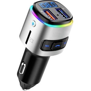Auto Mp3 Fm-zender Auto Mp3 Auto Mp3 Speler Bluetooth Handsfree Kleurrijke Sfeer Licht BC41