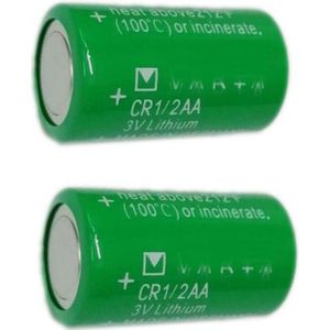 Lot 2 Stuks Originele Brand Cr 1/2AA 3V CR14250 Cr 3V 1/2 Aa Plc Lithium batterij Voor Varta CR1/2AA Batterij