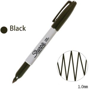 12Pcs Sharpie Fine Point Permanent Marker, Marks Op Papier, Plastic, Weerstaan Verkleuring, Water