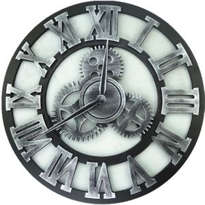 Kompas Richting Kaart Exclusieve Stille Wandklok Nautische Zwart Wind Rose Huisinrichting Reiziger Interieur Retro Muur Horloge