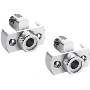 2 Stuks Massief Koperen Badkamer Installeren Wandmontage Breedte Verstelbare Verlengen Verbreding Douche Kraan Adapter Hotel Swing Armen