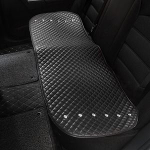Mode Kristal Diamant Universele Lederen Auto Stoelhoezen Interieur Pvc Front Back Rear Seats Covers Sets Accessoires