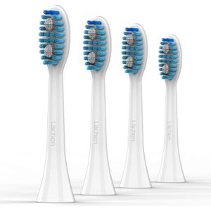 Lachen T8 Krachtige Sonische Elektrische Tandenborstel 9 Modes Oplaadbare 4 Volwassen Tandenborstel 2 Min Timer Toothbrushing W/Opladen base