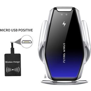 S7 15W Auto Draadloze Oplader Qi Snelle Telefoon Oplader Originele Opladen Telefoon Houder Voor Iphone 11 Samsung Smart Phone 5