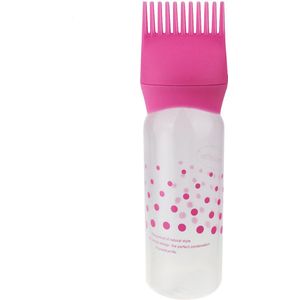 3 Kleuren Shampoo Plastic Fles Olie Kam Applicator Flessen Grote Capaciteit Doseren Salon Haarkleuring Styling Accessoires