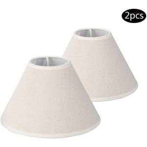2/4 Stuk Lampenkap Moderne Doek Lamp Covers Vlinder Stijl Rijst Witte Lampenkap Voor E14 Licht Houder