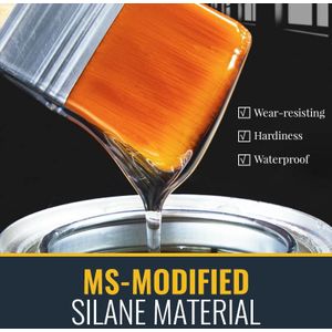 Ms-Gemodificeerde Transparante Repareren Lek Lijm Waterdicht En Sneldrogend Scheuren Beschermende Coating Voor Tegel Hout Metaal 100ml
