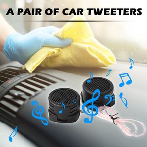 1 Paar 12V Auto Stereo Speakers 500W Mini Treble Luidsprekers Hoge Frequentie Auto Tweeters Multi-Functionele Universele speaker
