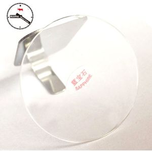 35mm/35.5mm Sapphire Horloge Glas Crystal Vervanging Horloges Onderdelen Voor Horlogemakers horloge reparatie gereedschap