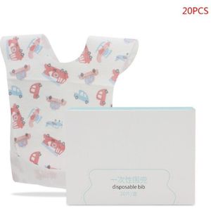 20Pcs Unisex Baby Wegwerp Slabbetjes Niet-geweven Bandana Speeksel Handdoek Zuigelingen Verstelbare Waterdicht Burp Doek Voor Home Reizen gebruik