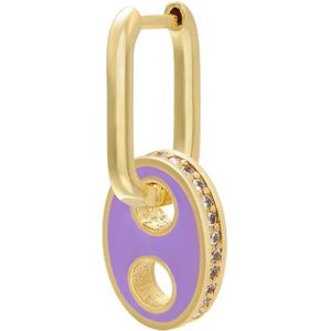 Zhukou 1 Stuk Kleine Gouden Oorringen Leuk Varken Neus Cz Emaille Oorbellen Voor Vrouwen Sieraden VE301