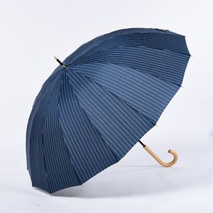Japanse Kleine Verse 16-Bone Rechte Houten Handvat Dame Paraplu Voor Vrouwen Retro Lange Handvat Paraplu Sunny Regen adverti