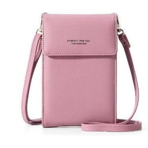 Luxe Mobiele Telefoon Zak Mini Crossbody Schoudertassen Voor Vrouwen Lederen Portemonnee Dames Kleine Handtassen Geel Vrouwelijke Messenger Bag