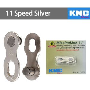 Kmc Originele Road Mtb Fiets Chain Link Missing Link 6/7/8/9/10/11 Snelheid Een paar Goud Zilver Voor Shimano