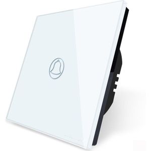 EU Standard Crystal Glass Panel Waterdicht Deurbel Schakelaar Max Voltage 250V Touch Screen