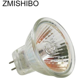 ZMISHIBO 10 stks/partij Halogeenlamp MR11 GU5.3 AC/DC12V 220V 35W 50W Dimbare Spot Verlichting Glas 35MM Downlight Fitting Wandlamp