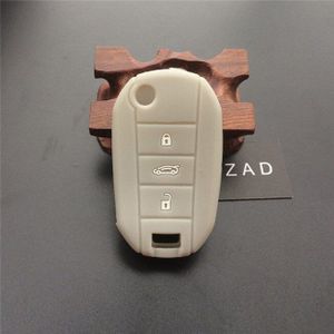 ZAD 3 Knop Siliconen Flip Remote Key Case Fob Cover Houder voor Citroen C4 CACTUS C5 C3 C4L elysee sleutel shell case