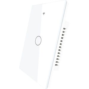 Smart Glas Panel Schakelaar Smart Leven/Tuya App Multi-Control Association, Voice Control Met Alexa, google Thuis, 1/2/3 Gang