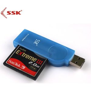SSK USB2.0 hoge snelheid reader SLR specifieke CF kaartlezer SCRS028 Amber